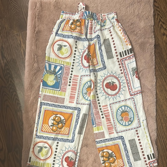 Colorful Patterned Wide-Leg Pants - Picture 5 of 5